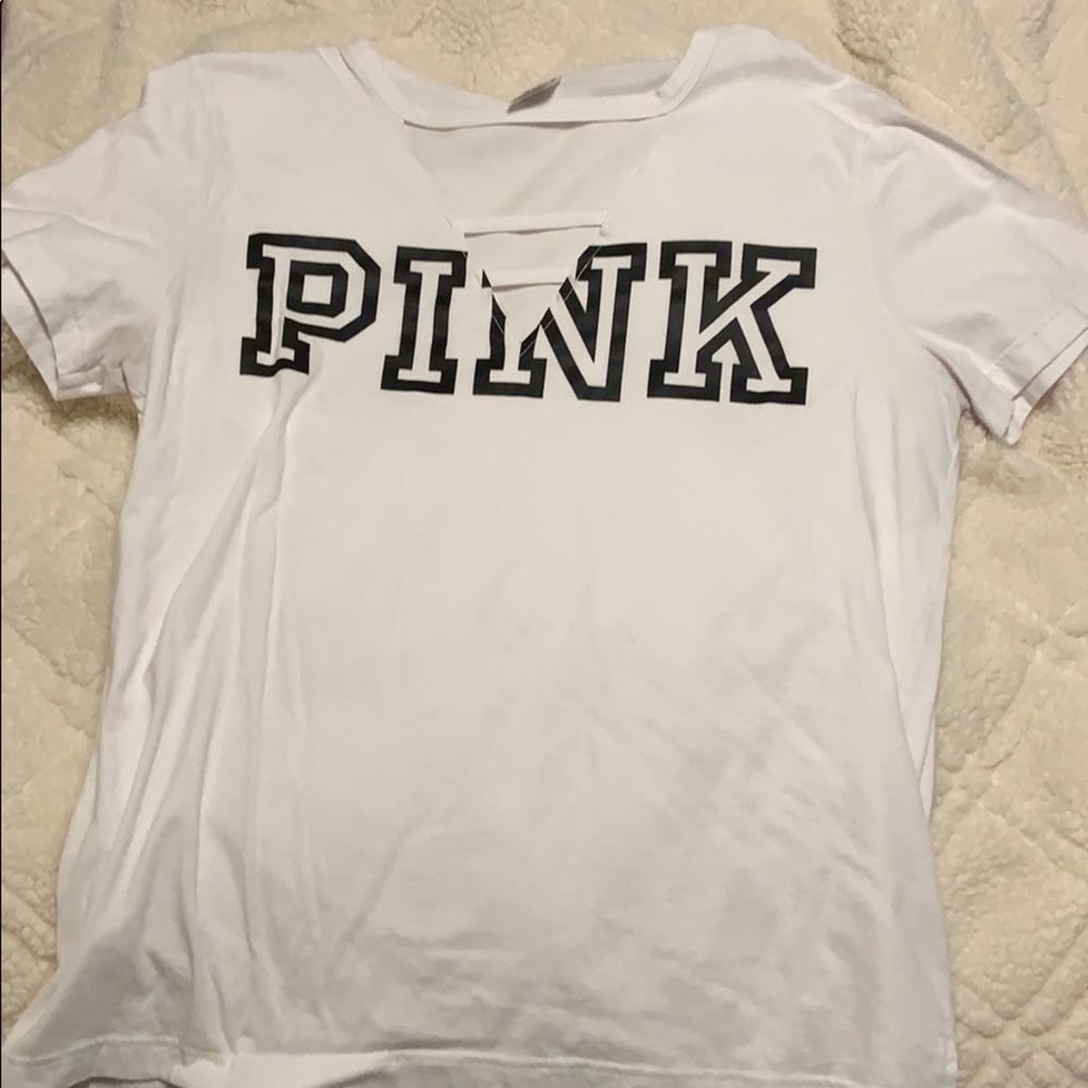 VS pink shirt